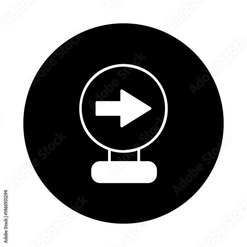 interactive traffic sign