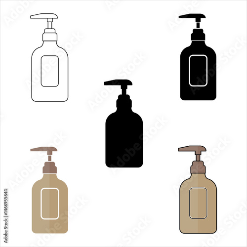 bottle icon is used for various skin care needs