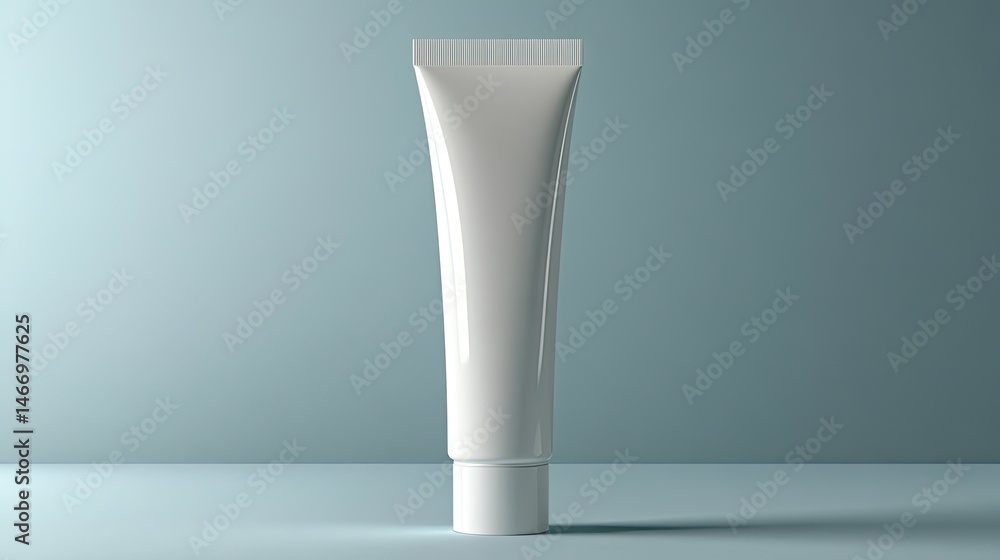 Cosmetic plastic tube, isolated on a transparent background for beauty, skincare, or personal care visuals. Cosmetic plastic tube, isolated on a transparent background for beauty, skincare, or personal care visuals.