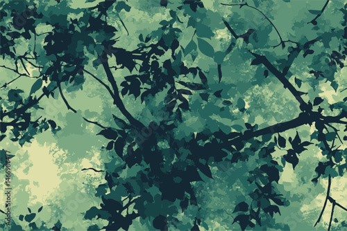 Camouflage background army abstract modern vector military backgound fabric textile print tamplate.A Camouflage pattern inspired by the natural beauty of woodland foliage and leaves.