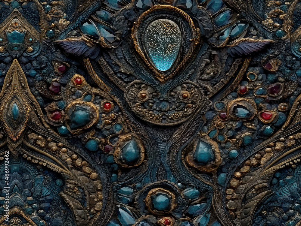 Fototapeta premium Biomechanical Mosaic Relics