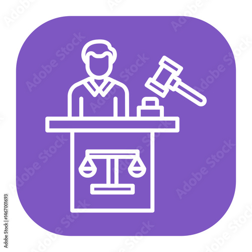 Prosecutor Male Icon