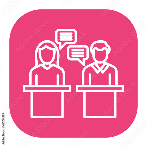 Public Debate Icon