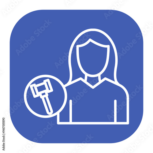 Public Defender Female Icon