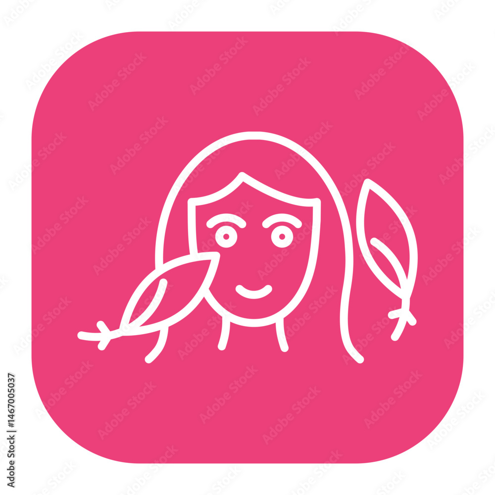 Fototapeta premium Sensitive Skin Icon