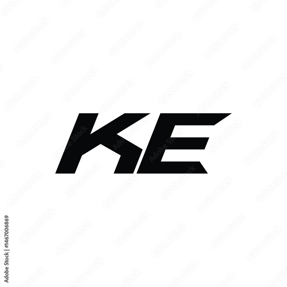 KE monogram logo design letter text name symbol monochrome logotype alphabet character simple logo KE monogram logo design letter text name symbol monochrome logotype alphabet character simple logo