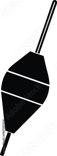 fishing floats glyph icon
