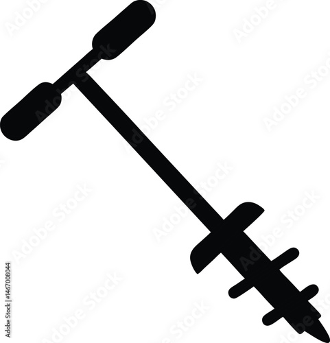 Ice drill icon