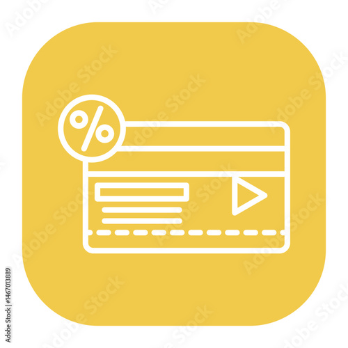 Credit Card Installment Icon