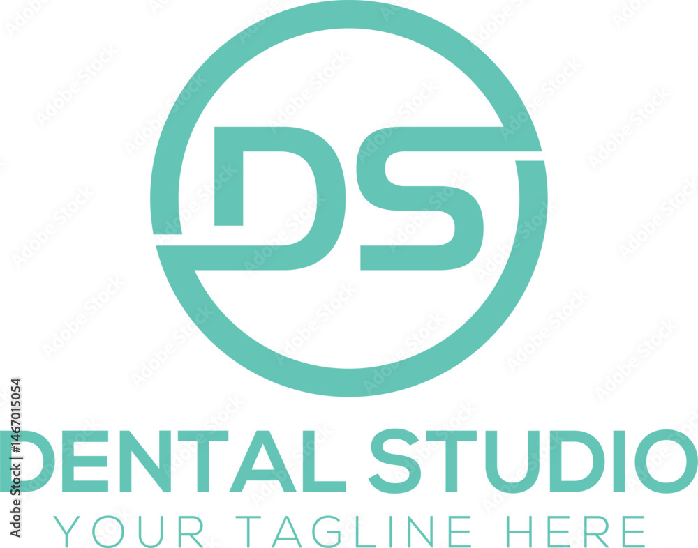 SD, DS Abstract Letters Logo Monogram SD, DS Abstract Letters Logo Monogram
