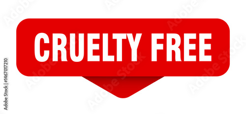 cruelty free sticker. cruelty free sign on transparent background