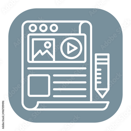 Content Writing Icon