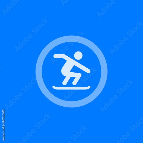 Snowboarding Icon
