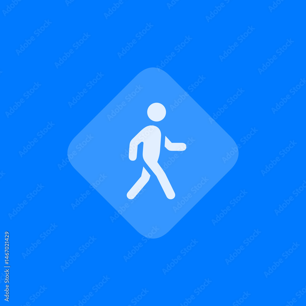 Walking Icon (Diamond Walking Icon (Diamond