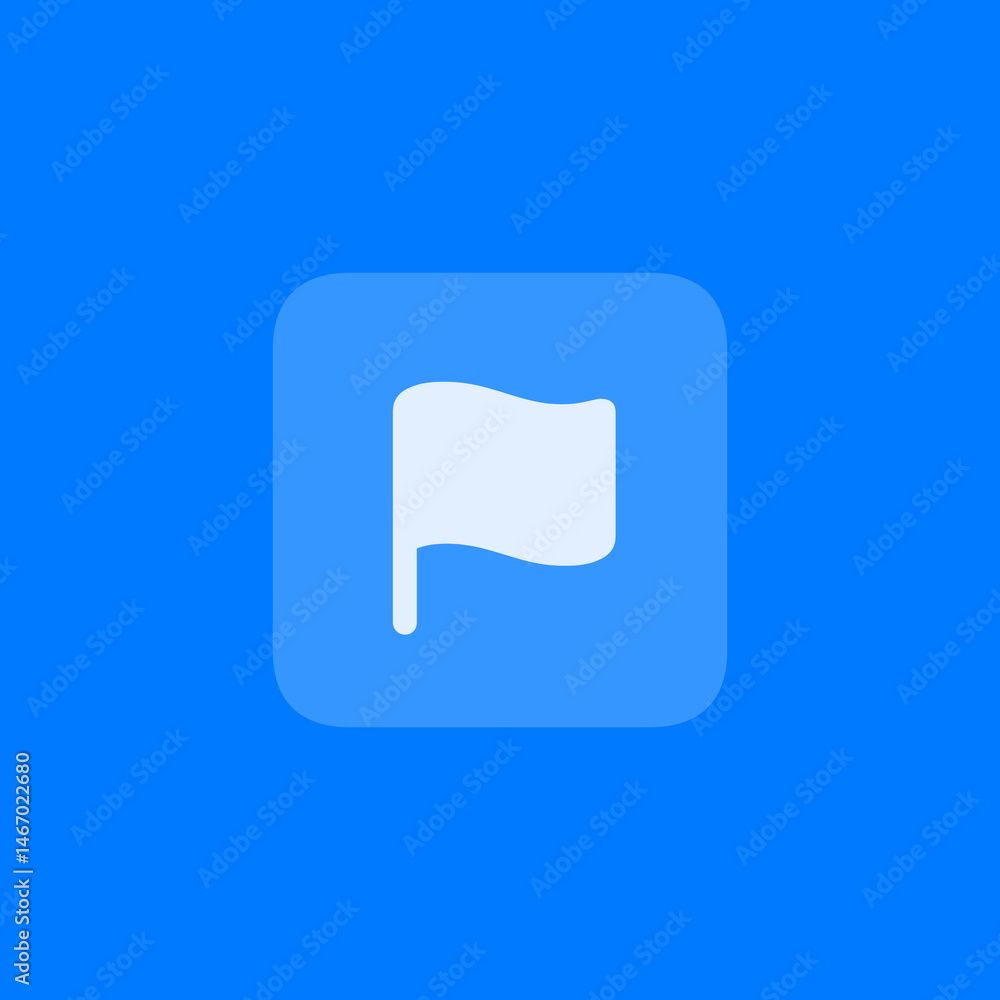 Flag Square Filled Icon Flag Square Filled Icon