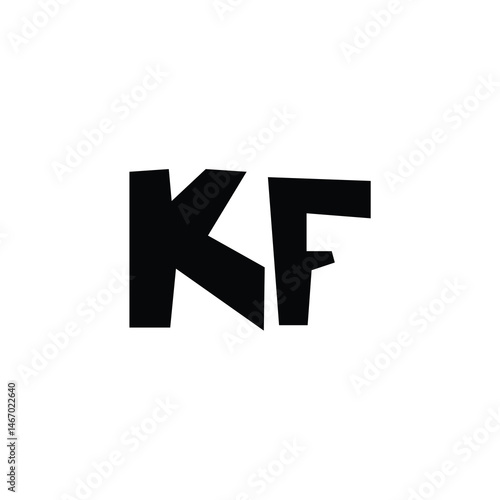 Free Download KF monogram logo design letter text name symbol monochrome logotype alphabet character simple logo - GFXLoad