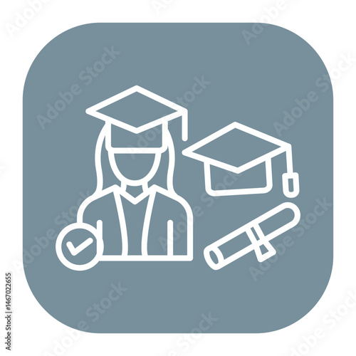 Postgraduate Student Icon