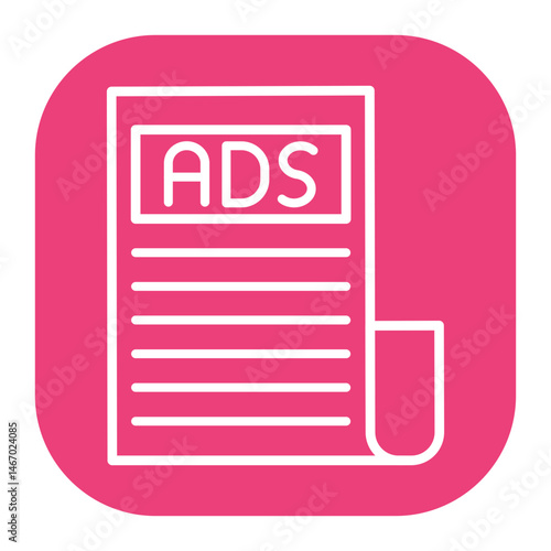 Ads Paper Icon
