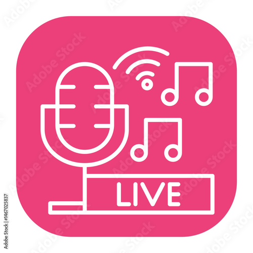 Live Music Icon