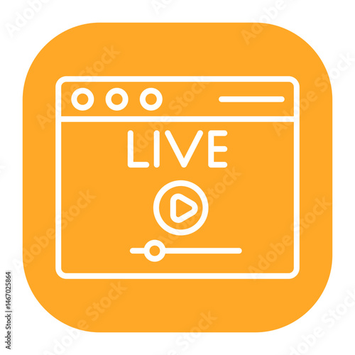 Live Streaming Icon