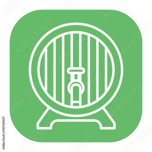 Barrel with Tap Icon
