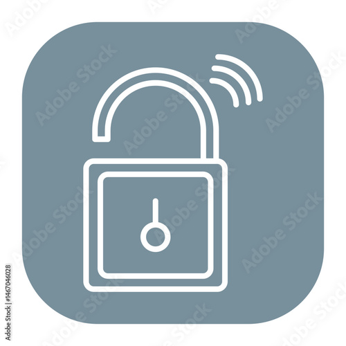 Open Smart Lock Icon