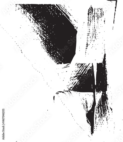 A solitary figure’s profile is sharply outlined against a textured background.