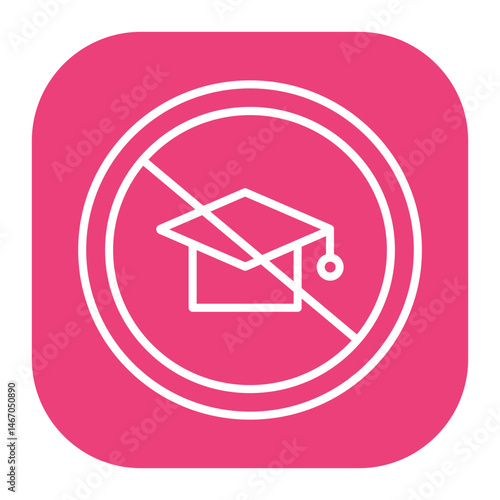 No Education Icon