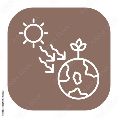Solar Radiation Icon