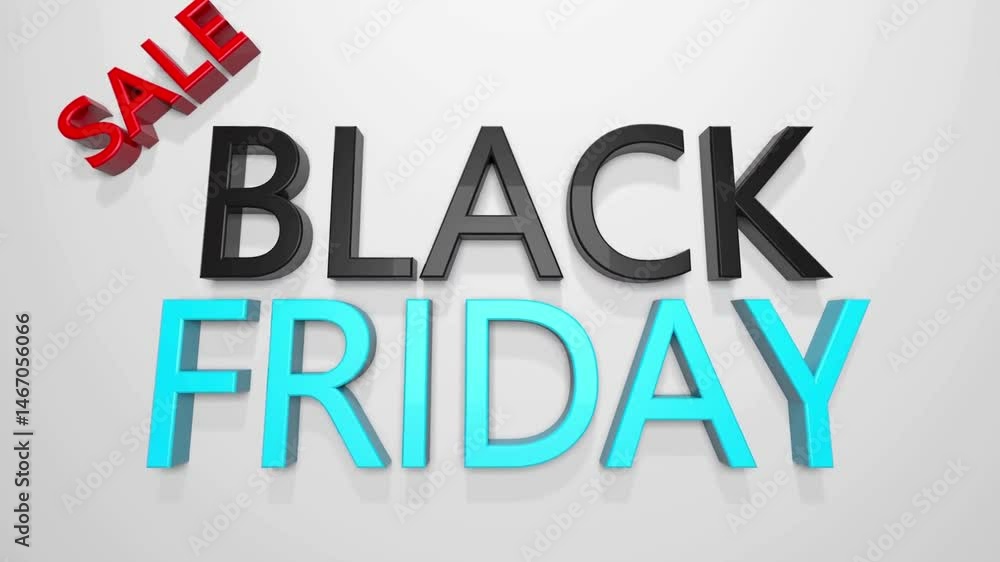 Bold Black Friday text on a clean white background, perfect for minimalist holiday sale and shopping promotions.
Bold Black Friday text on a clean white background, perfect for minimalist holiday sale and shopping promotions.