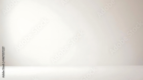 A white wall with a large empty space