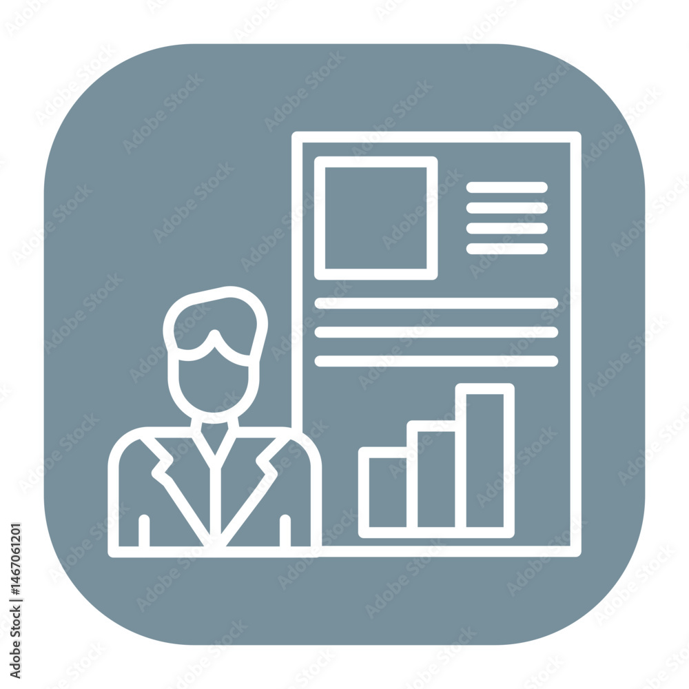 Employee Data Icon Employee Data Icon