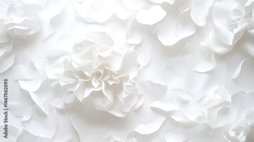 A white background with a flowery pattern