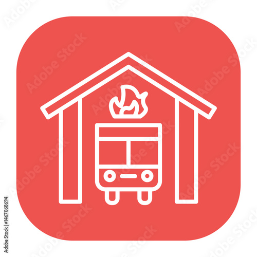Fire Station Icon