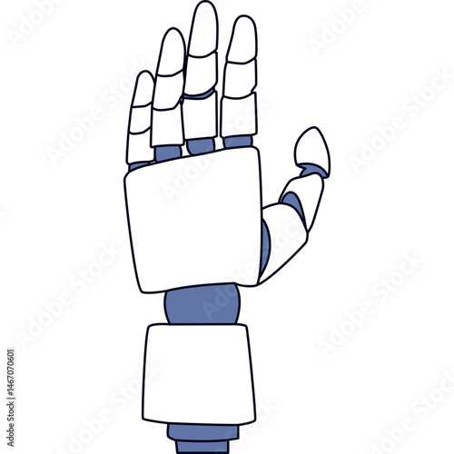Robotic Hand Illustration