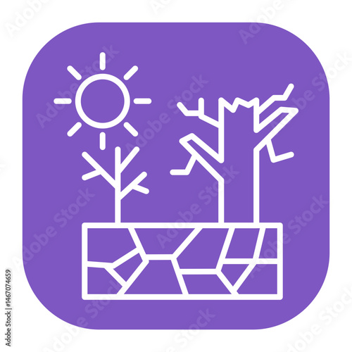 Desertification Icon