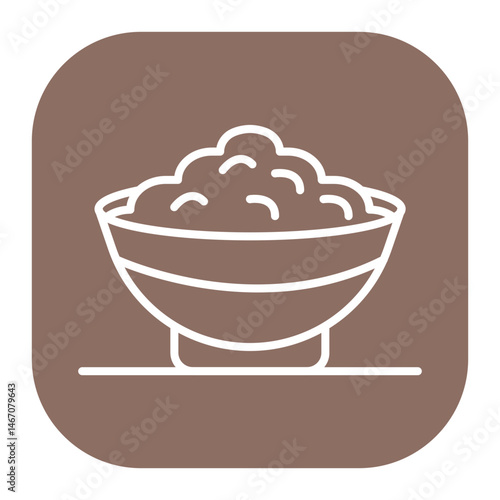 Porridge Bowl Icon