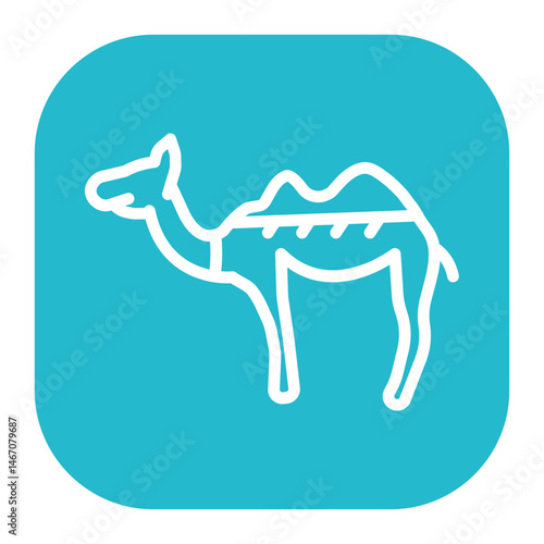 Camel Caravan Icon