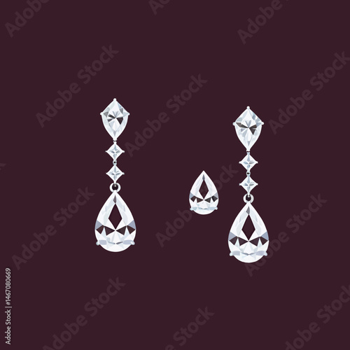 Diamond_Earrings_Jewelry_Fashion_Accessory_Glamour_Elegant