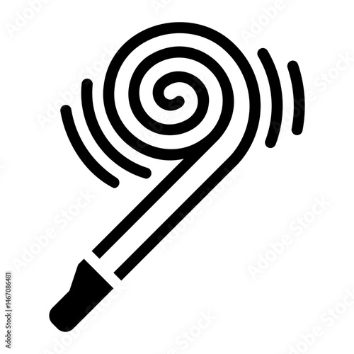 noisemaker glyph icon