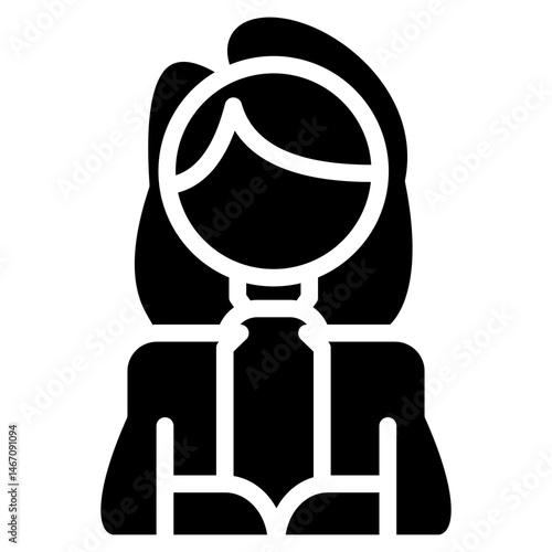 employee glyph icon