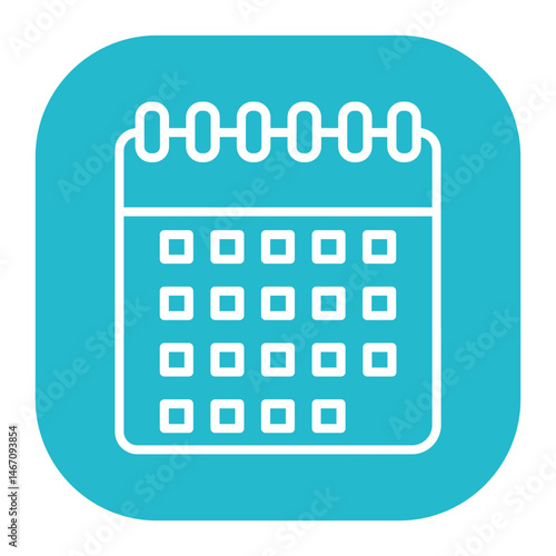 Running Calendar Icon