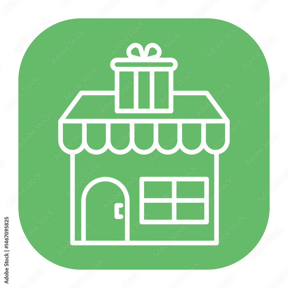 Obraz premium Gift Shop Icon