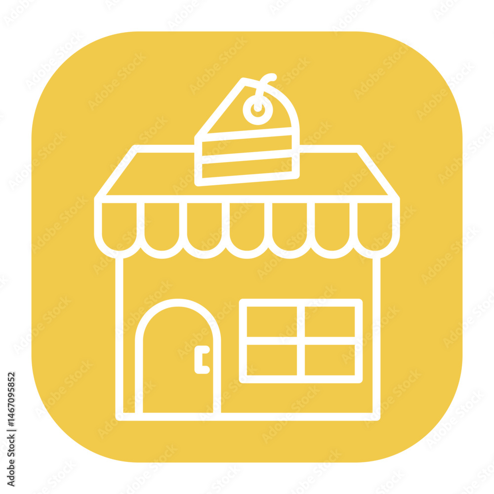 Fototapeta premium Cake Shop Icon