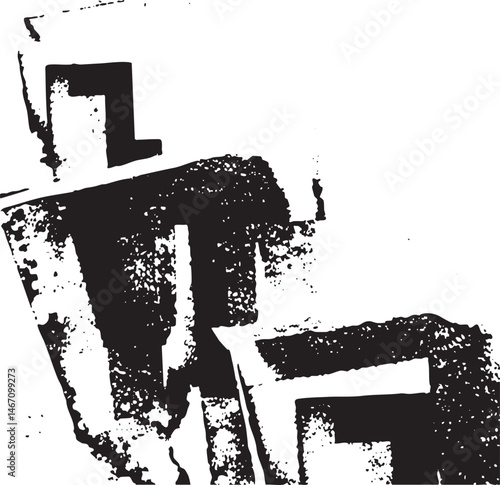 Large distressed numerals are boldly imprinted onto a stark white background.
