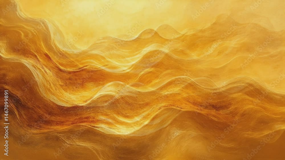 A swirling abstract background of golden hues, reminiscent of swirling clouds, waves, or dunes, invites contemplation with its mesmerizing beauty. The smooth. A swirling abstract background of golden hues, reminiscent of swirling clouds, waves, or dunes, invites contemplation with its mesmerizing beauty. The smooth.