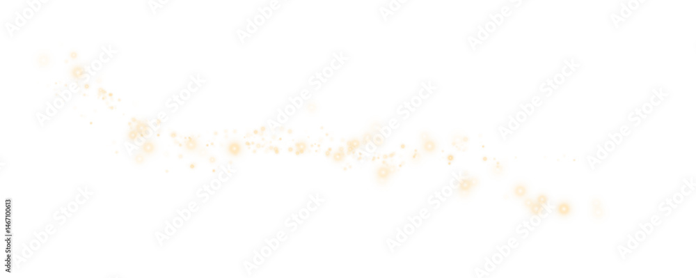 Obraz premium Radiant Golden Particles for Creating a Magical Atmosphere.