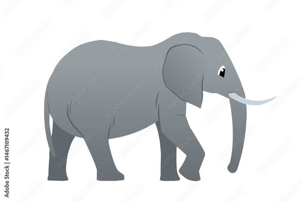 Fototapeta premium Elephant in vector format. Browse our collection of animal vectors.