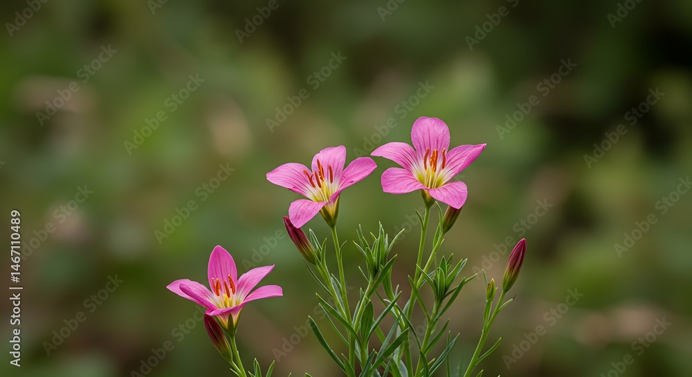 High-Definition Macro Image of a Blooming Garden Flower High-Definition Macro Image of a Blooming Garden Flower