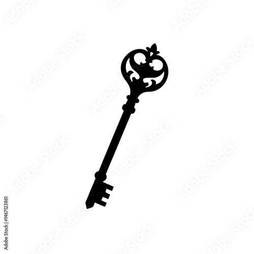 skeleton key  different from a regular vintage key 